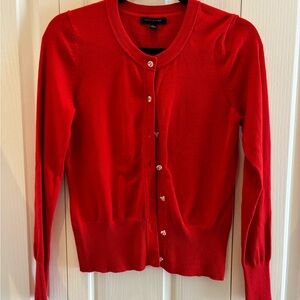 Banana Republic Vibrant Red Cardigan